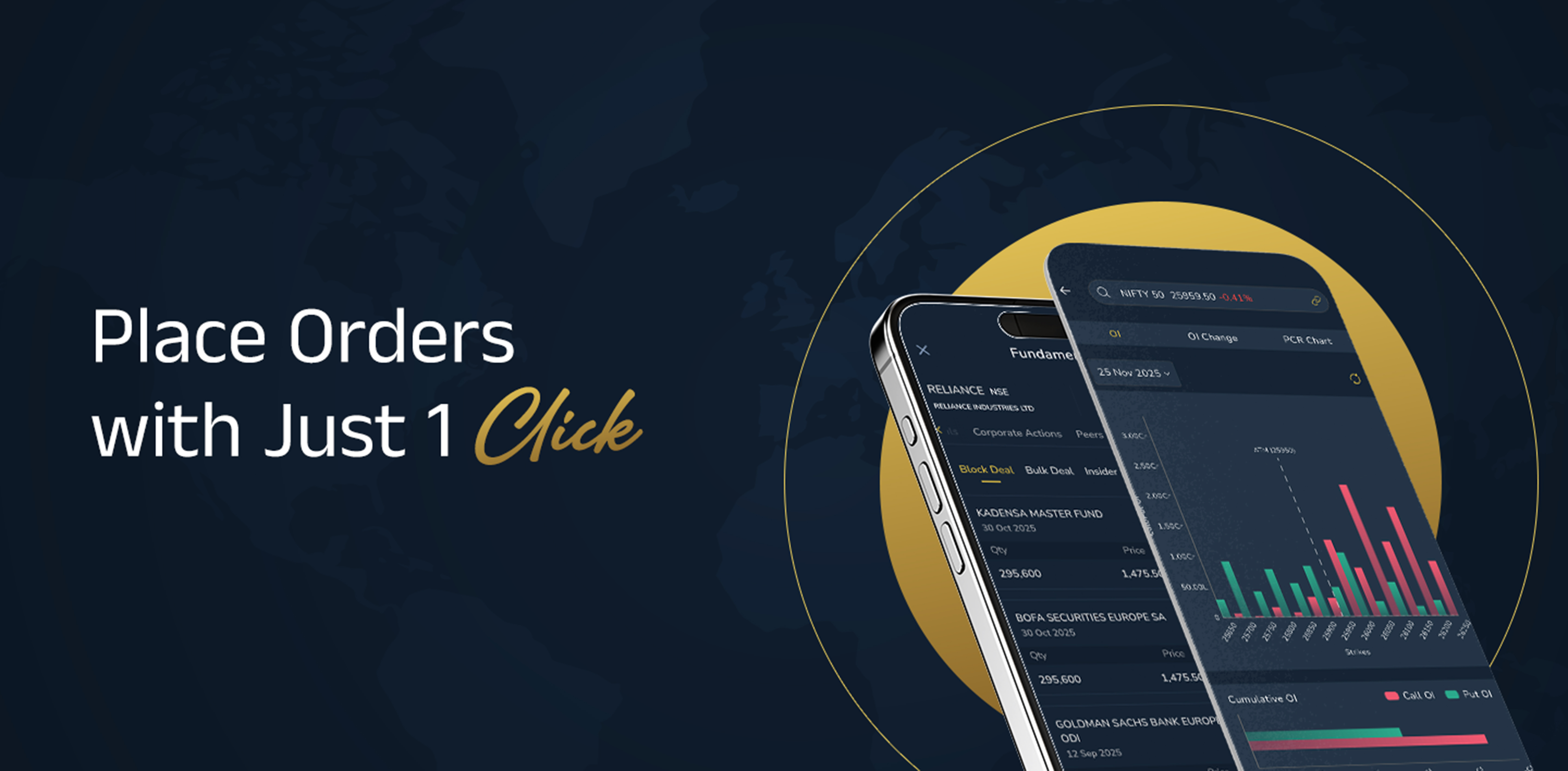 Trading Terminal — Place Orders